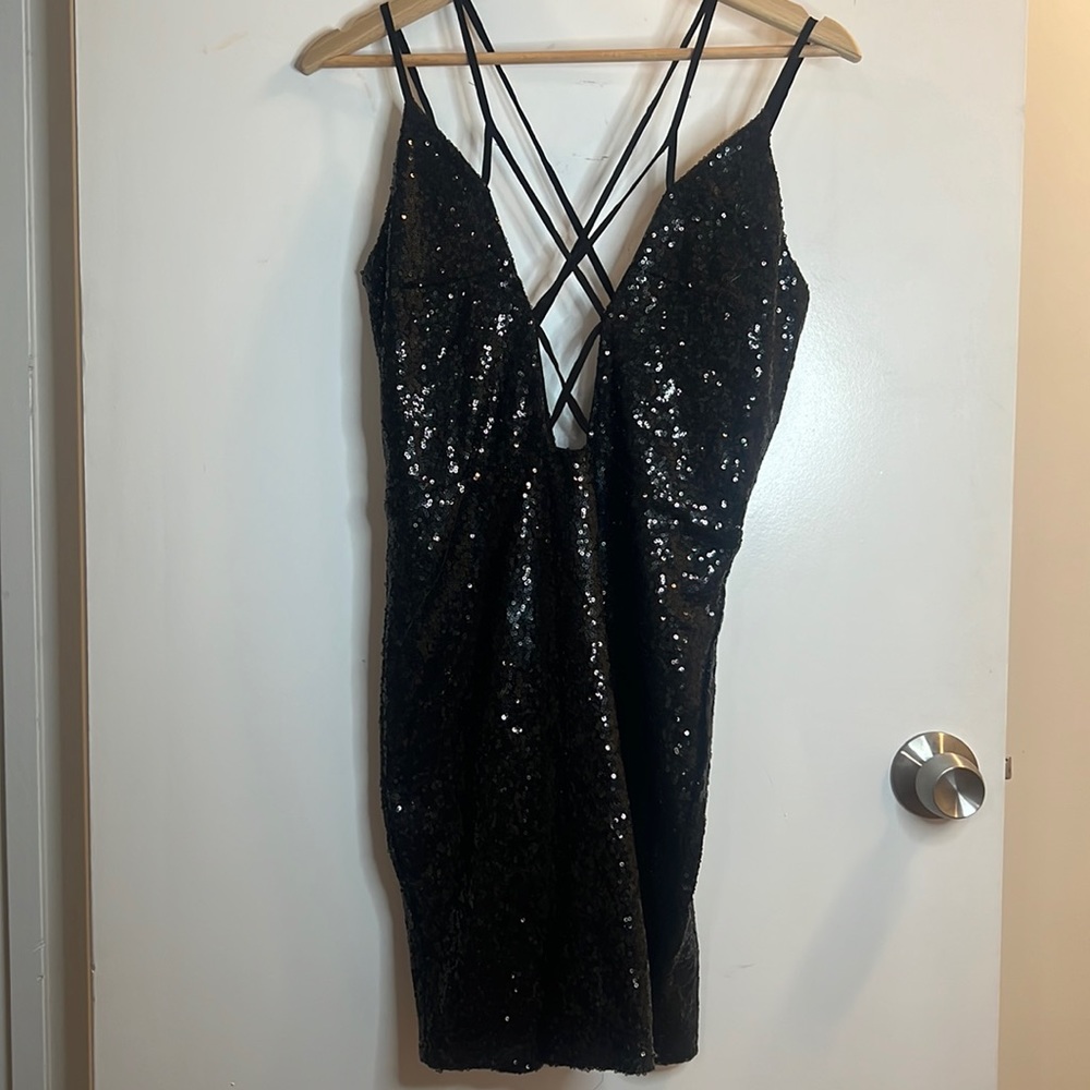 Black party dress